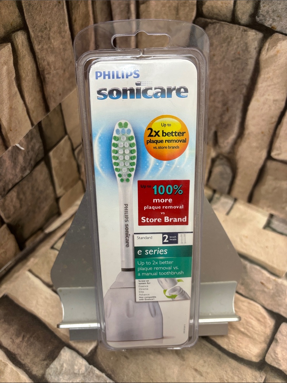 New Philips Sonicare 2pack replacement heads for e series